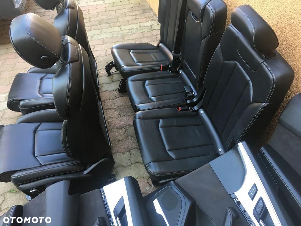 AUDI Q7 4M S-LINE FOTEL FOTELE KANAPA BOCZKI TAPICERKA / 5 OSOBOWA ISOFIX - 10