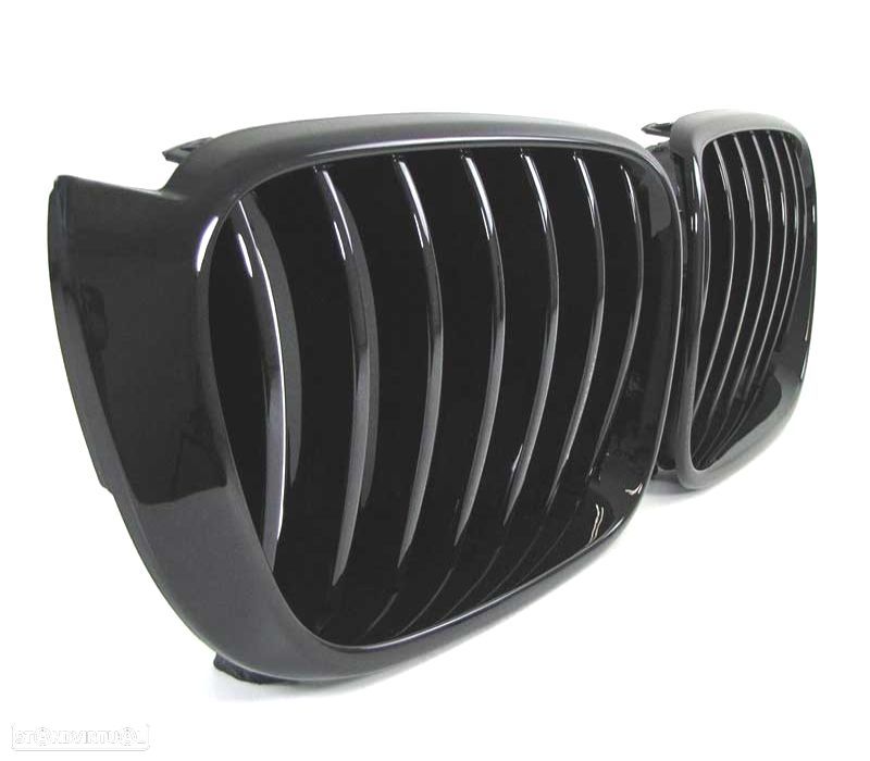 GRELHA BMW X3 F25 LCI 14-18 X4 F26 14- LOOK M PERFORMANCE PRETO BRILHANTE - 5