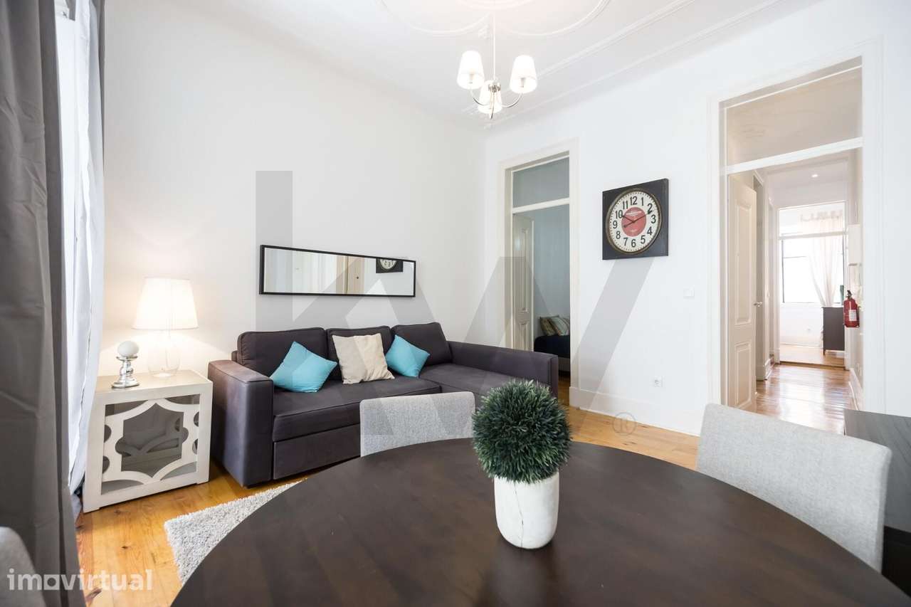 Apartamento T3 com terraço, sem mobília - Grande imagem: 2/18