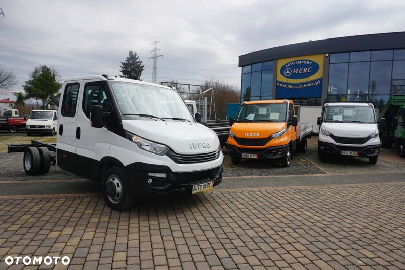 Iveco 35C14 doka skrzynia wywrotka HDS żuraw - 4