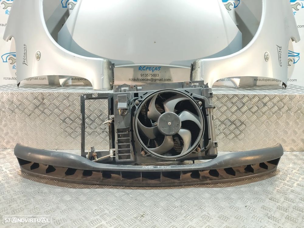 FRENTE COMPLETA CITROEN XSARA PICASSO N68 CAPOT PARACHOQUES GUARDA-LAMAS OTICAS RADIADOR VENTILADOR FRENTE FIBRA REFORÇO - 7
