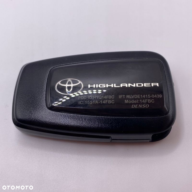 Kluczyk samochodowy Obudowa Smart Key Usa Oe Toyota Highlander Le, Xle - 7