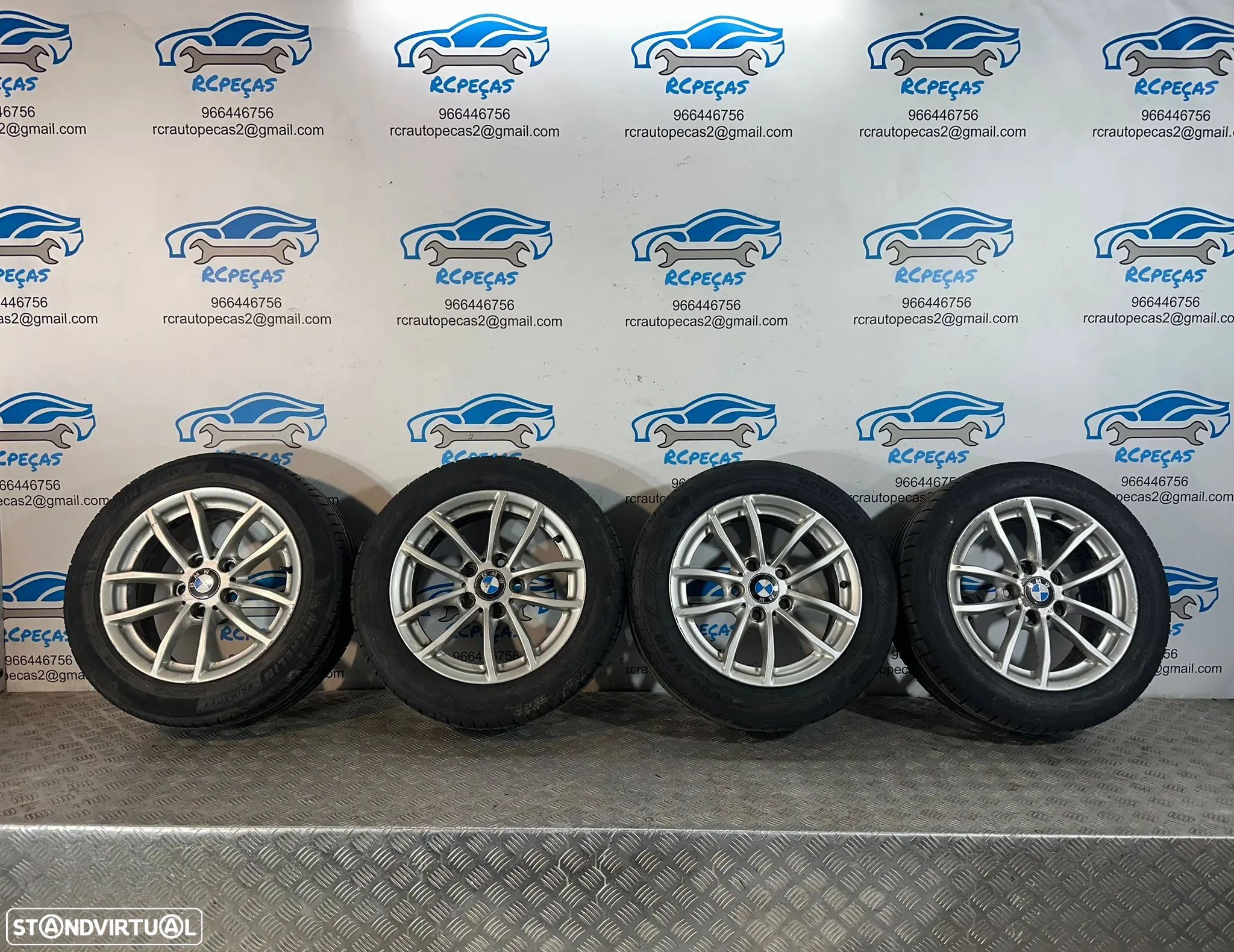 .Conjunto Jantes 16 Originais BMW Style 378 5x120 ET40 7J 6796202 - 1