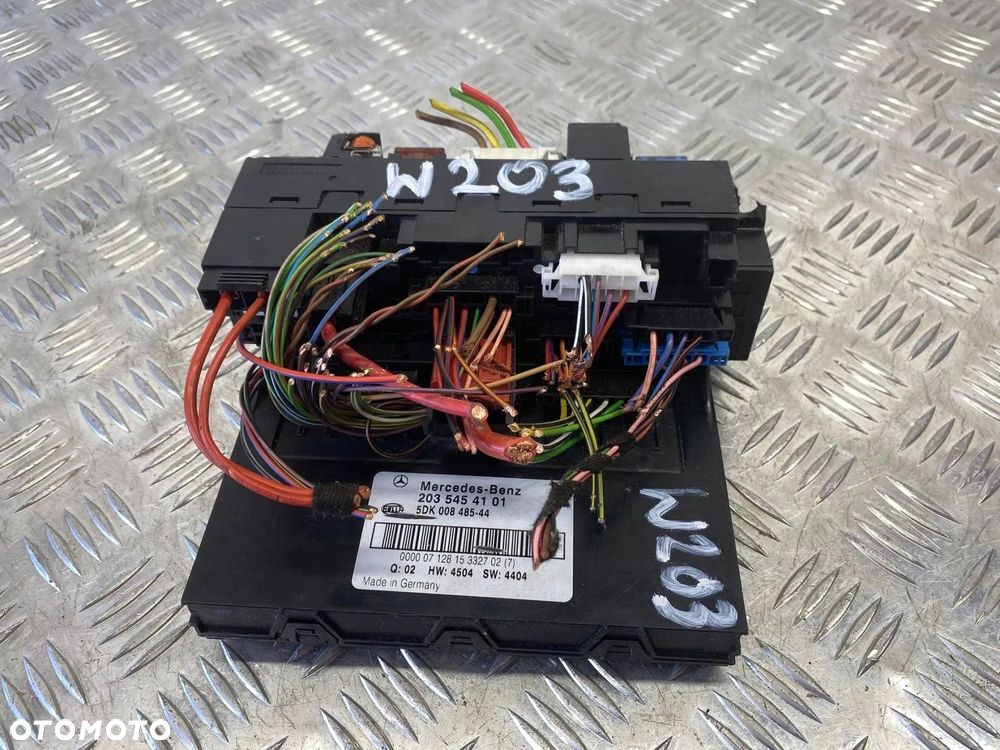 MODUŁ STEROWNIK KOMPUTER SAM MERCEDES KLASA C W203 CLK W209 2035454101 - 2