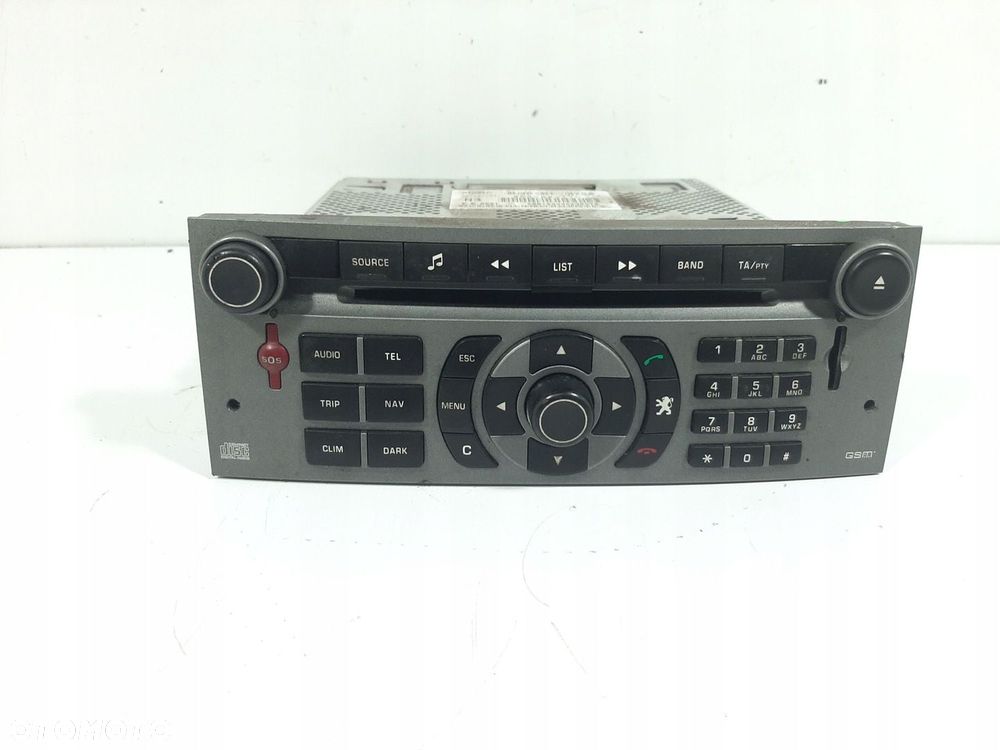 PEUGEOT 407 SW 3.0 V6 24V 05R RADIO CD FABRYCZNE 96559851YW - 1