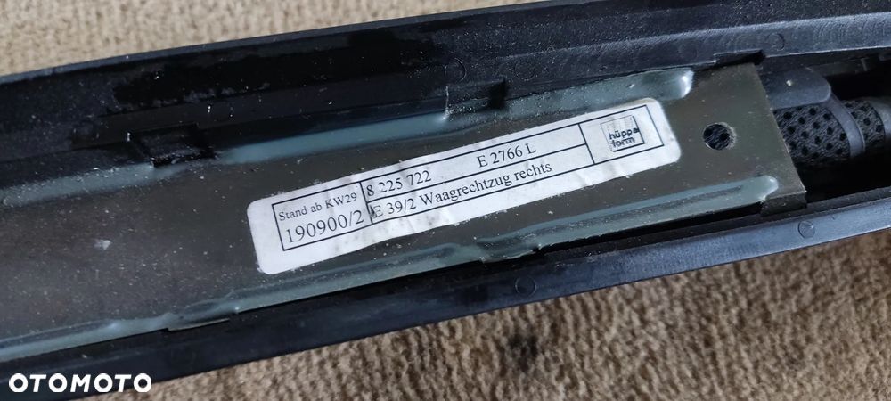 BMW E39 ROLETA DRZWI PRAWY TYŁ 8225722 - 3