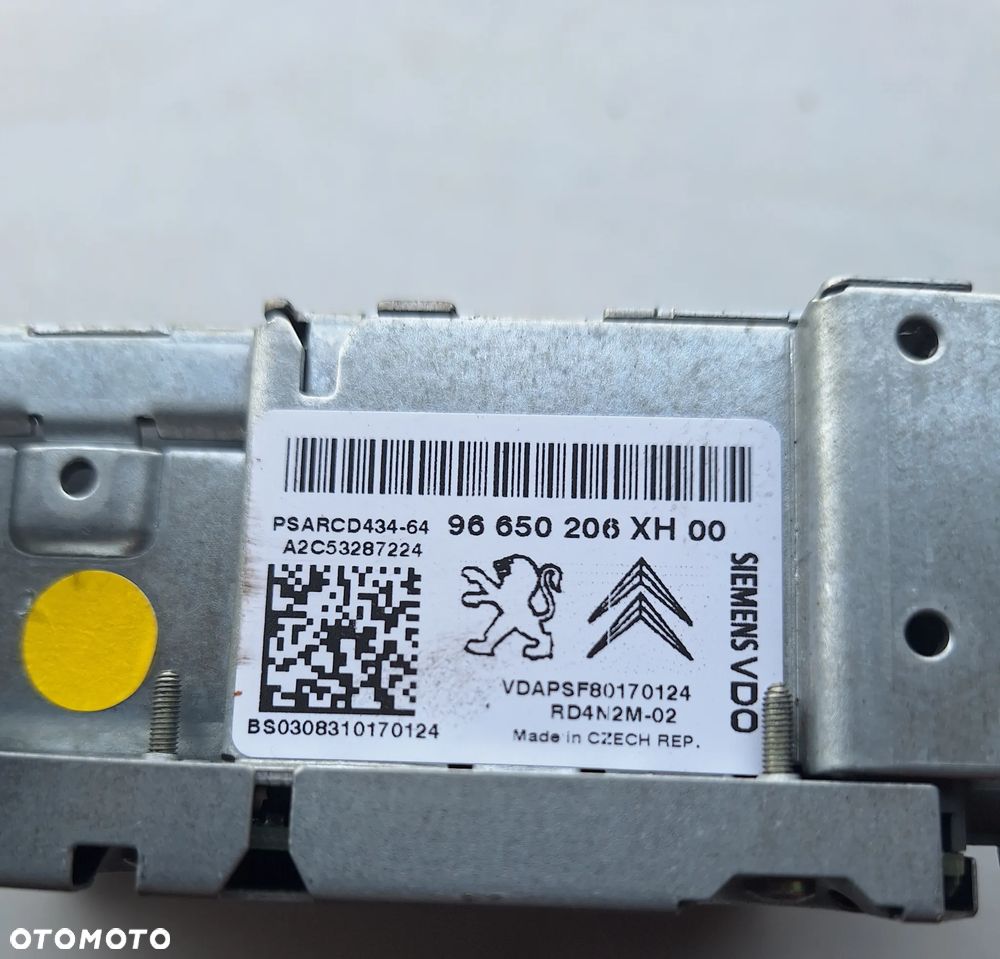 RADIO CD/ MP3  SIEMENS-  PEUGEOT 308 T7/2008 ROK - 4