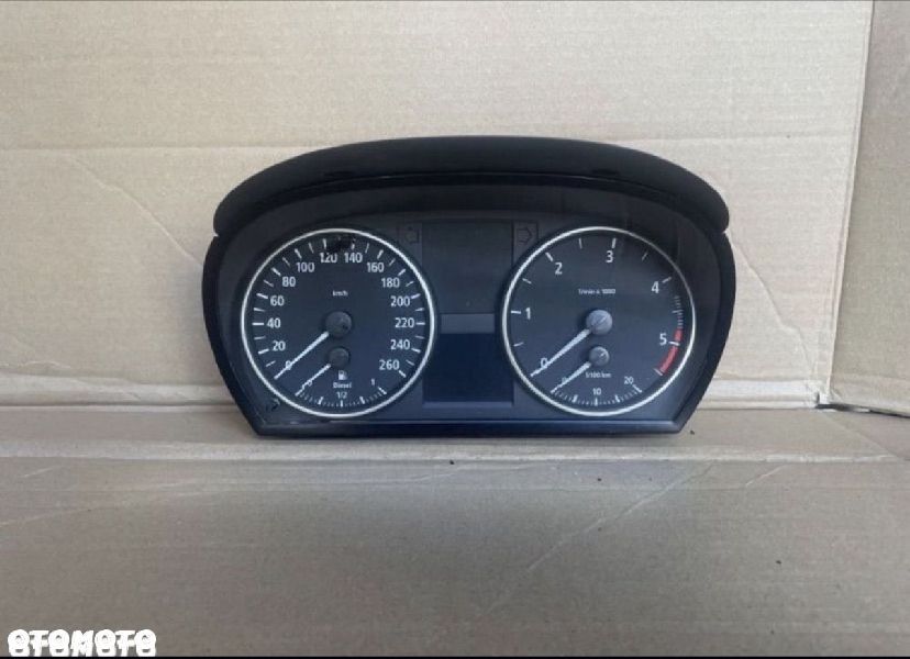 6974659 licznik zegary bmw e90 e91 - 1