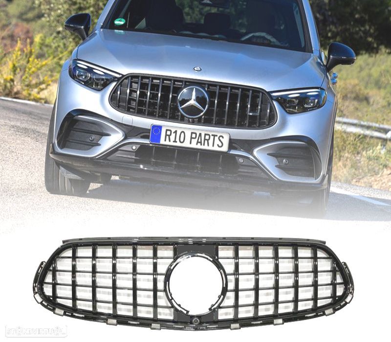 GRELHA MERCEDES W254 23- LOOK AMG PRETO BRILHANTE - 1