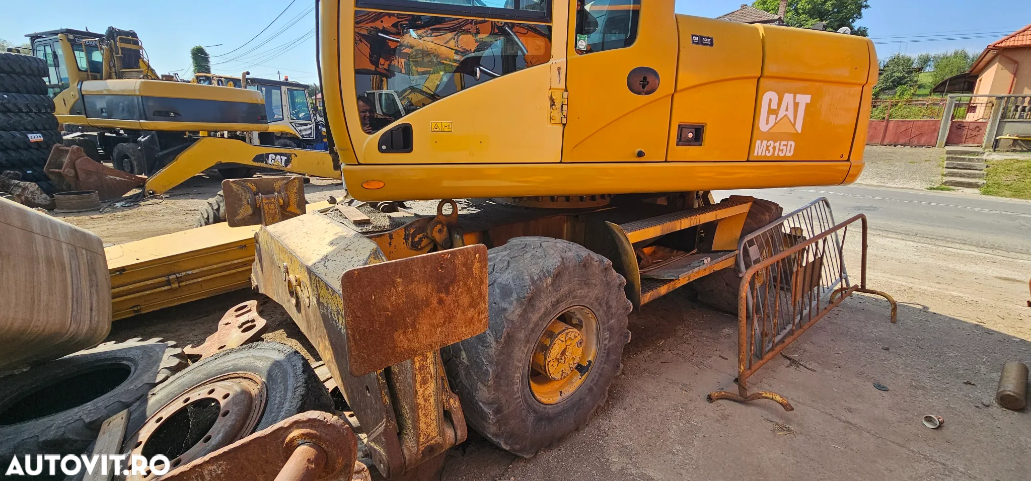 Caterpillar CAT M 315 D Excavator pe roti - 7