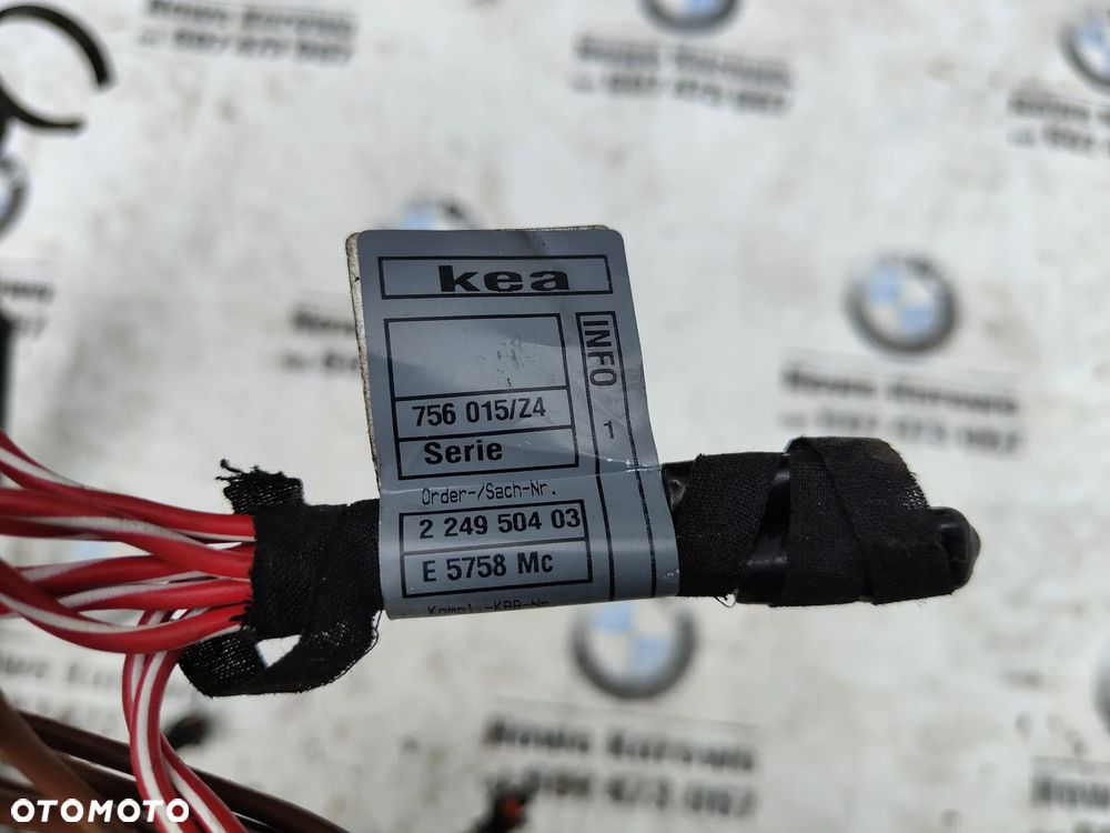BMW E39 3.0d 2.5d Wiązka instalacja wtryskiwacz 2249502 2249504 - 3