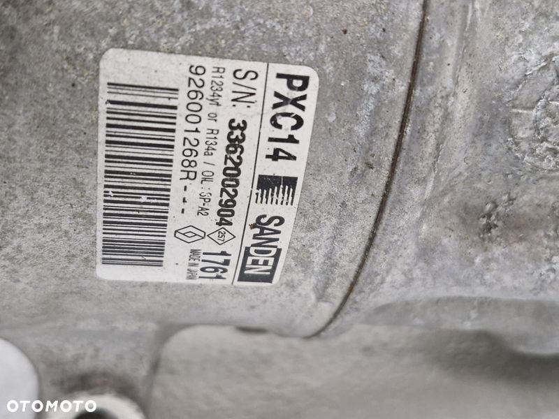 RENAULT SCENIC IV 4 MEGANE IV 4 1.7 DCI SPRĘŻARKA KOMPRESOR KLIMATYZACJI 926001268R - 5