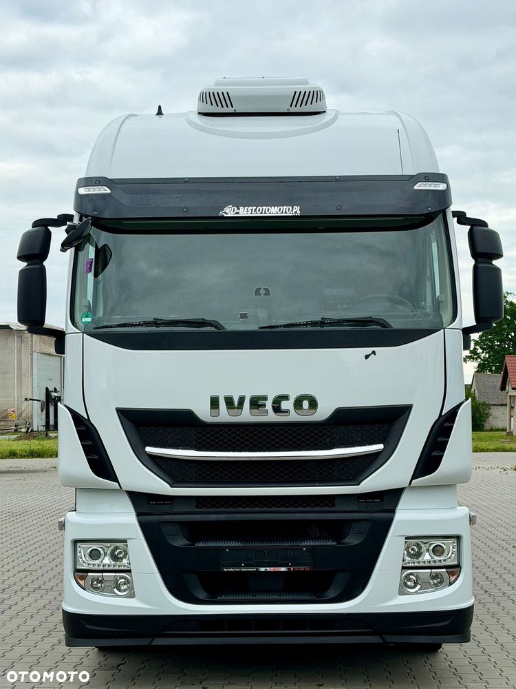 Iveco STRALIS 420 / HI-WAY / KONTENER / WINDA / 7.95 DŁ / AUTOMAT / 470 TYŚ KM / 2017 ROK / 8 350 KG ŁADOWNOŚCI - 7