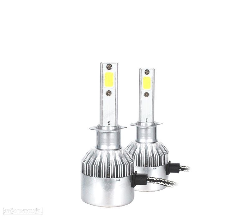 KIT CONJUNTO LÂMPADAS LED H1 6000K TIPO XENON - 1