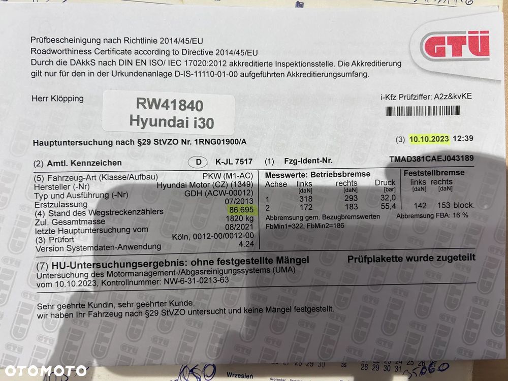 Hyundai i30 blue Kombi 1.6 GDi Style - 38