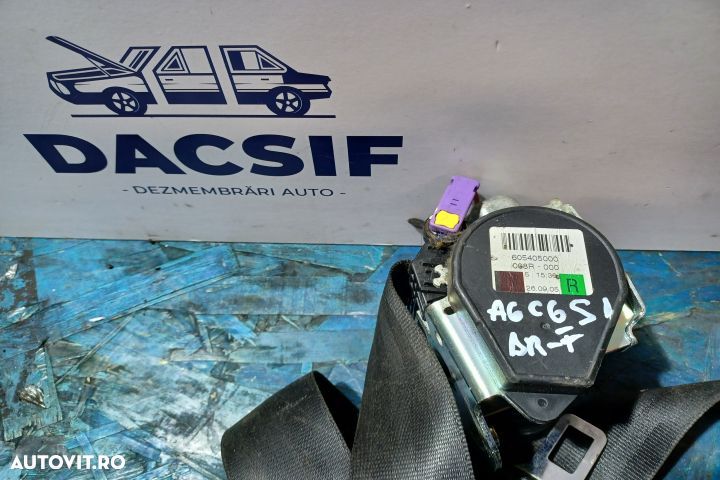 Centura siguranta fata dreapta 605405000 008R000 4F0857706A 604906700 - 2