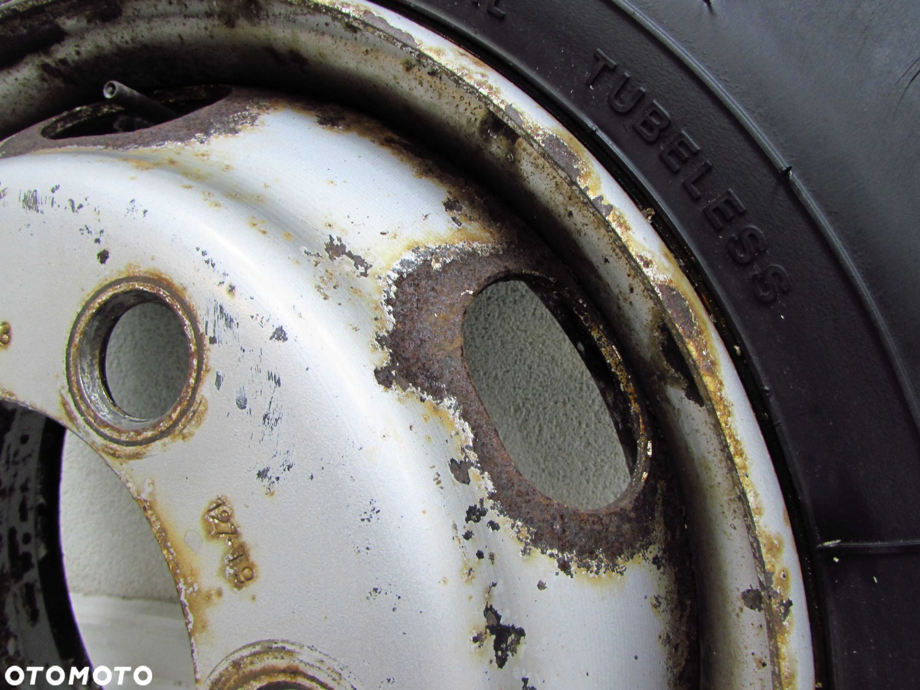 MITSUBISHI CANTER FUSO 7C 07-21 KOLO FELGA ZAPAS 6x220 17,5X6 205/75R17,5 - 3