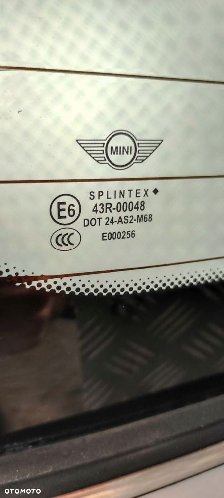 klapa bagażnika tył tylna srebrna szyba silniczek MINI COOPER S R50 R53 - 9