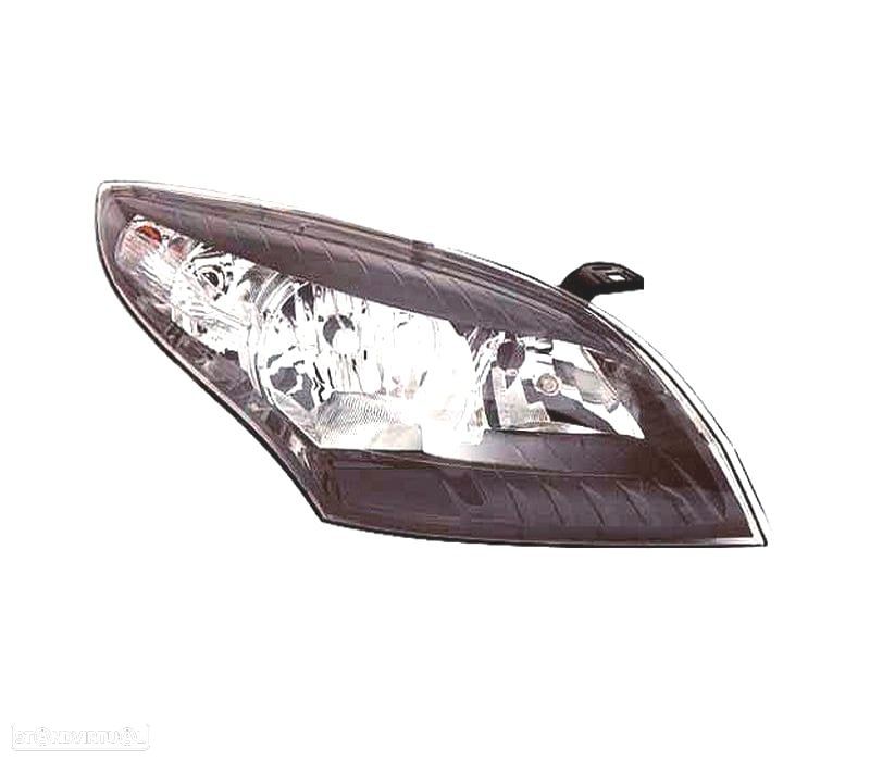 FAROL DIR PARA RENAULT MEGANE III 08-11 FUNDO PRETO - 1