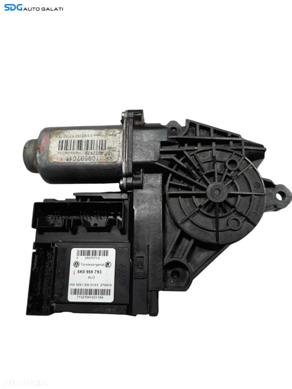 Motoras Macara Electrica de pe Usa Portiera Stanga Fata Volkswagen Caddy 3 2003 - 2010 Cod 5K0959793 [N0523] - 1