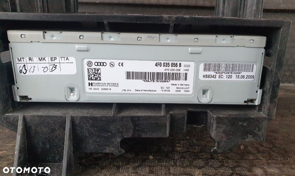 TUNER MODUŁ RADIA 4F0035056B AUDI A4 B8 - 2