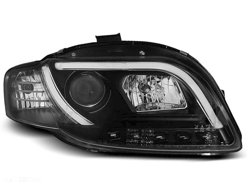 Lampy Reflektory Audi A4 B7 05-07 Led Black Tube - 1