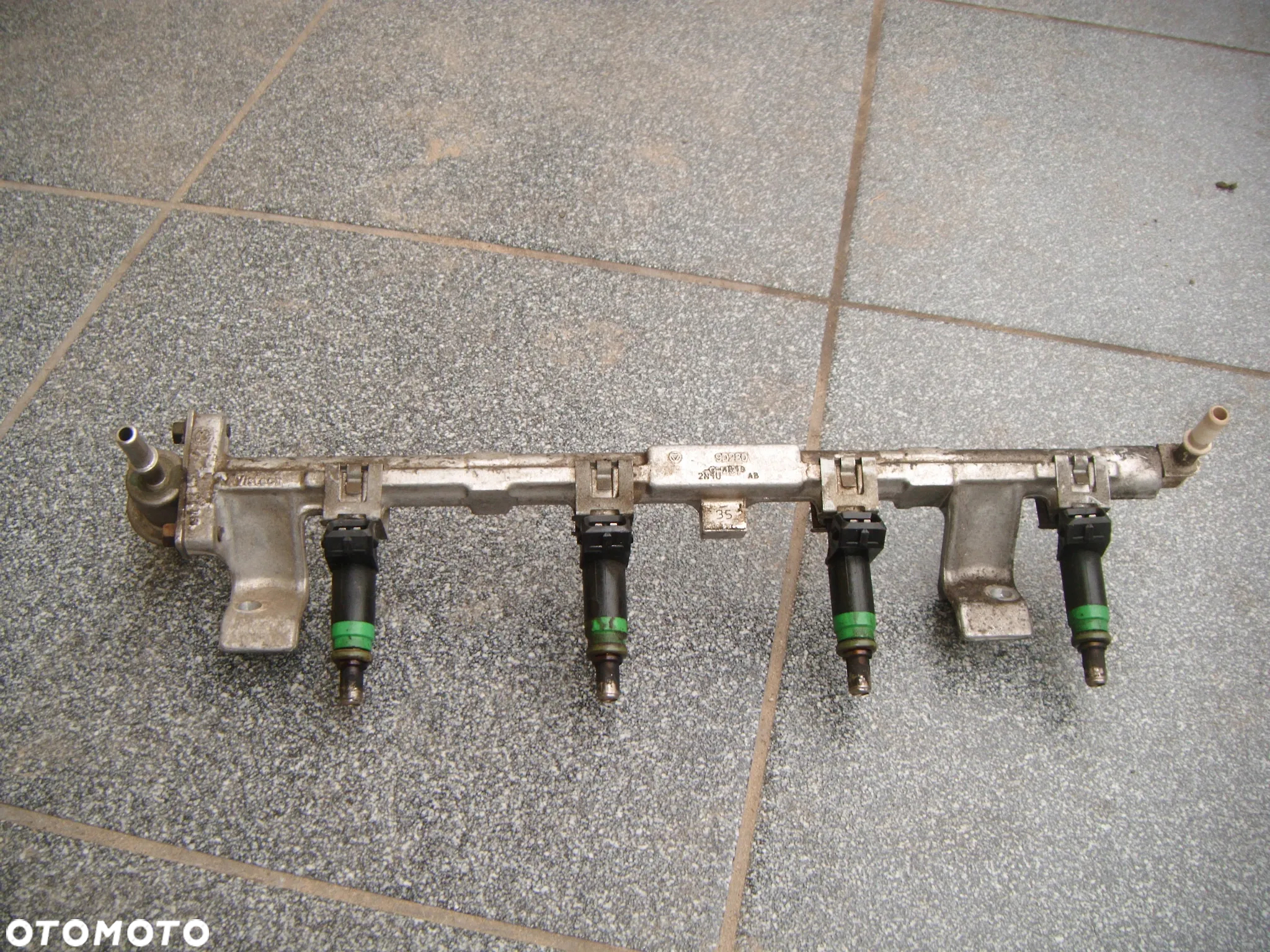 ford fiesta mk6 1.4b 04r listwa wtryskowa kompletna  9d280-9h487 - 2
