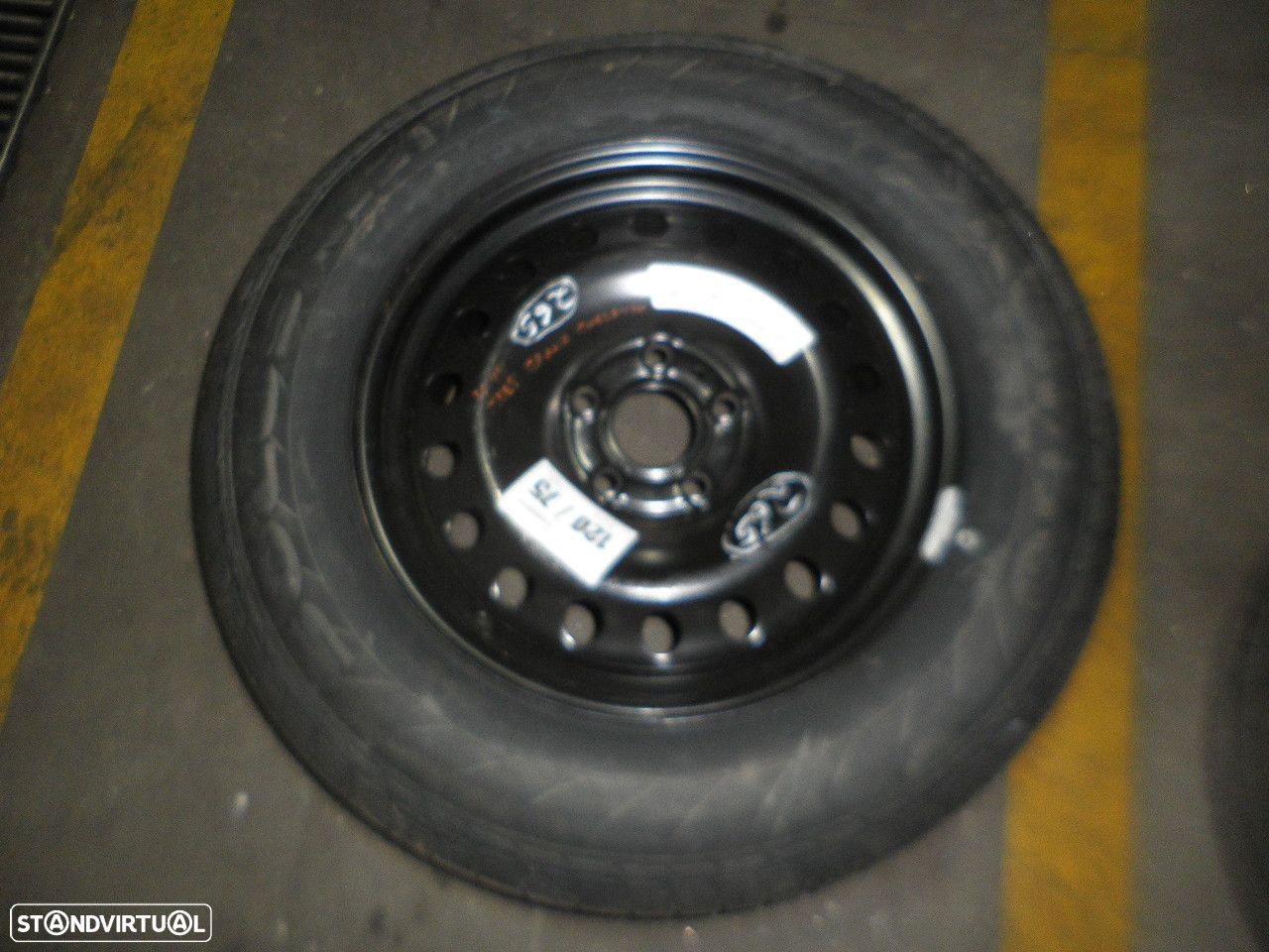 Roda Suplente RODS265 JEEP  GRAND CHEROKEE 4 FASE 2 2015 6.4I 4X4 468CV 5P PRETO 71.4Mm 5X127 /5X5/ 245/65/18 ET - 1