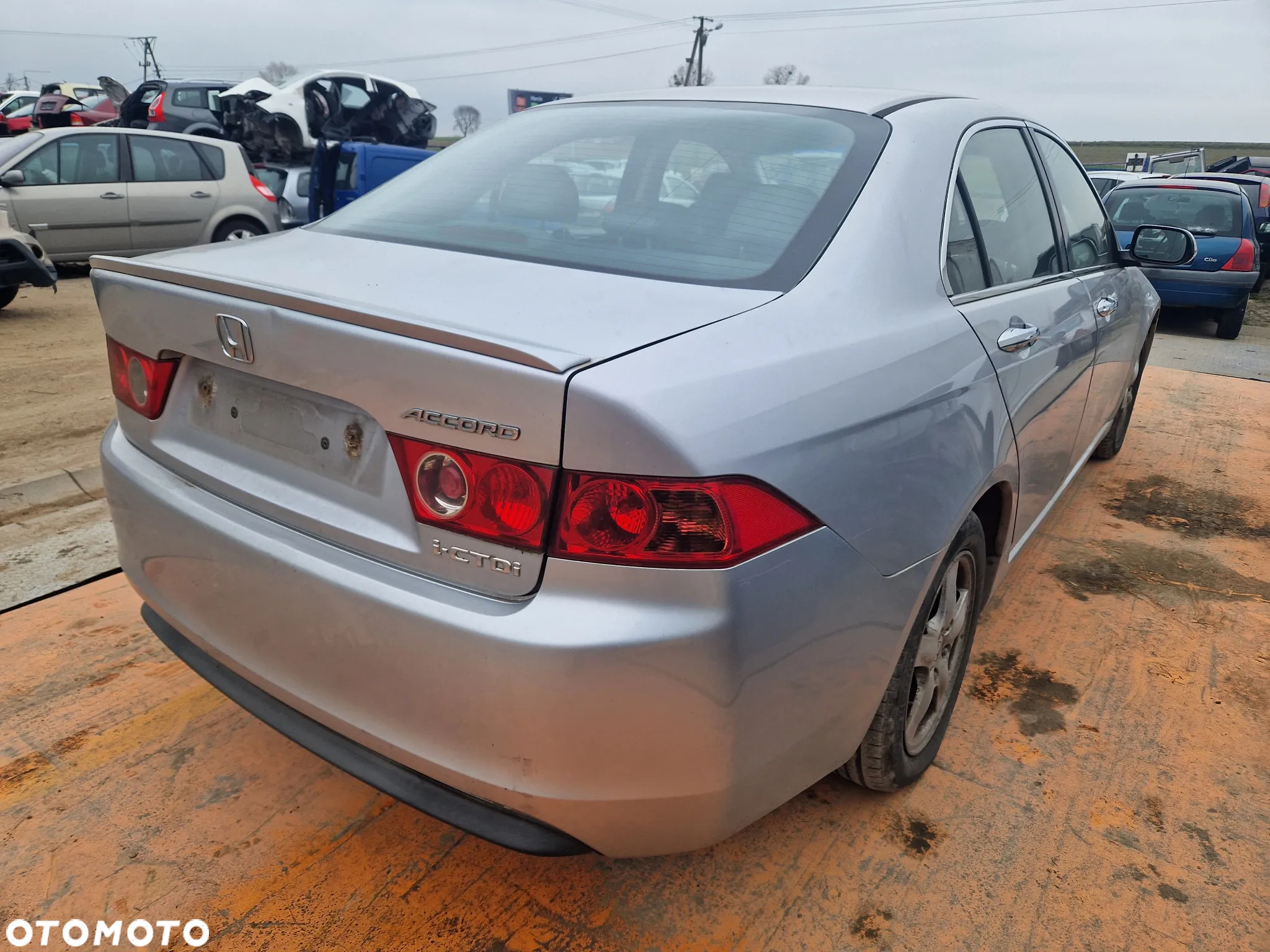 Honda ACCORD VII 2004/01-2008/05 Silnik 2.2 i-CTDi N22A1 2204ccm 140KM/103kW NH623M na częśći drzwi zderzak - 2