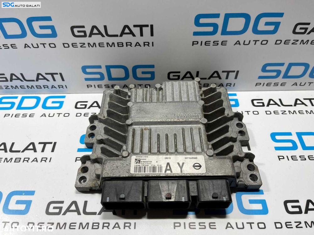 ECU Calculator Motor Nissan Qashqai 1.5 DCI 2007 - 2014 Cod 23710JD54D S180033104 [L2576] - 1