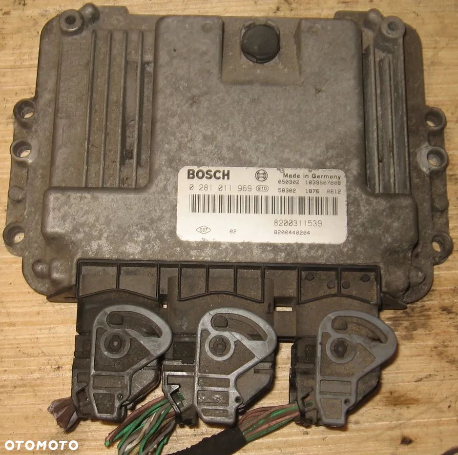 sterownik silnika LAGUNA II 1.9 DCI 0281011969 RENAULT