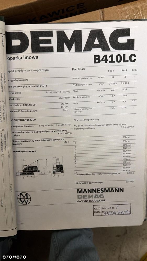 Demag B410 LCB Dźwig Żuraw 32 t - 13