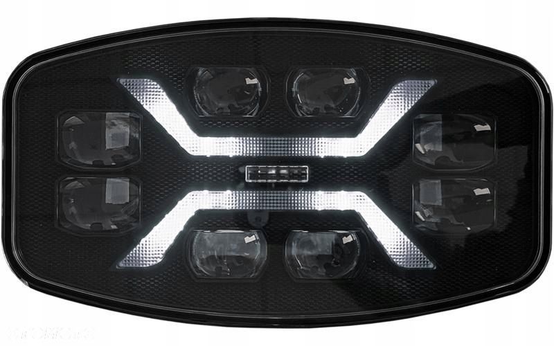 halogen dalekosiężny full led 12/24v 112w ip68 12000lm scania man daf volvo - 1
