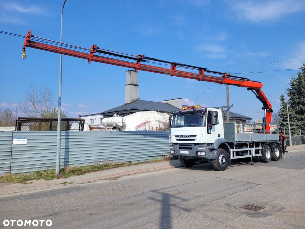 Iveco TRAKKER 260T36 6x4 HIAB 288 E-6 16m 6 WYSUWÓW PILOT HDS RADIOWY ŻURAW DŹWIG KLIMA