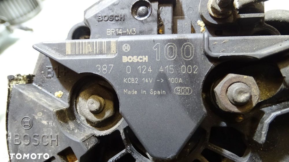 ALTERNATOR 100A OPEL ASTRA G 1.8 0124415002 - 6