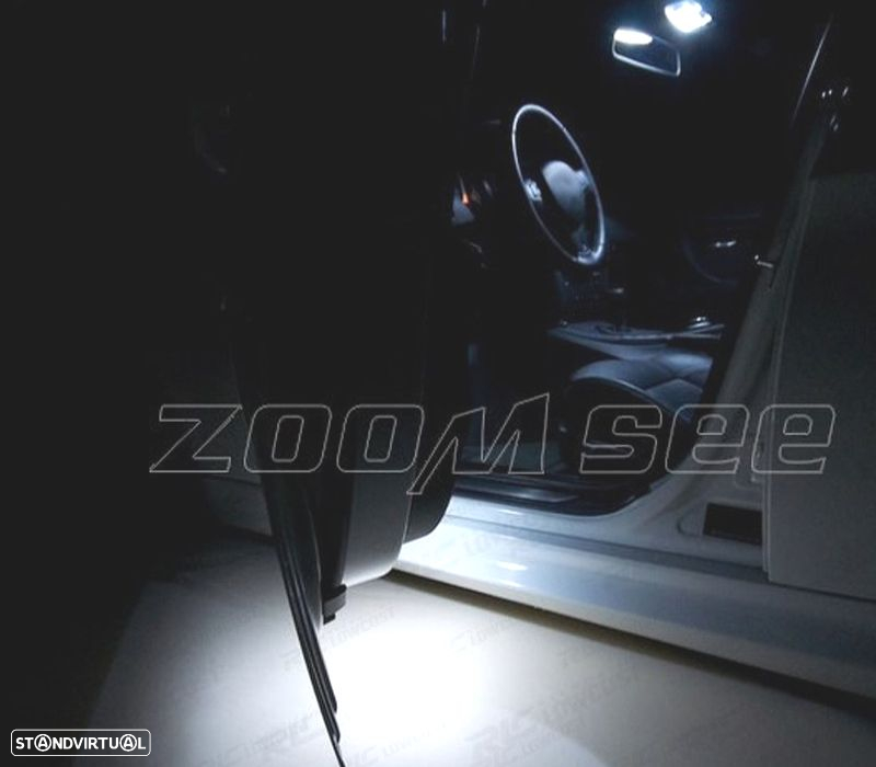 KIT COMPLETO 15 LAMPADAS LED INTERIOR PARA BMW E90 SEDAN 320D 320D XDRIVE 320XD 325D 325I 325XI 05-1 - 4