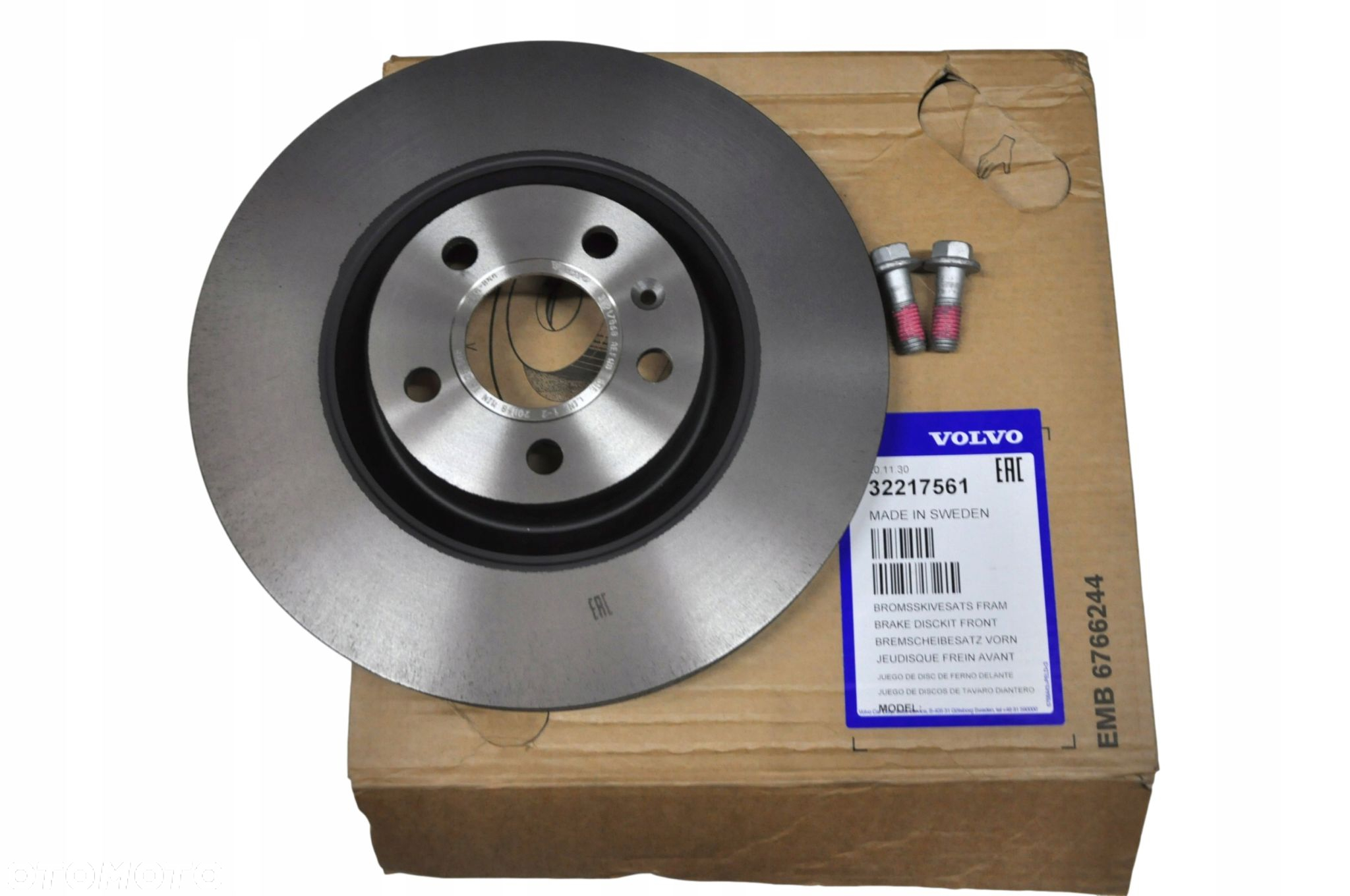 VOLVO S90 II oryginal tarcze hamulcowe przod OE - 2