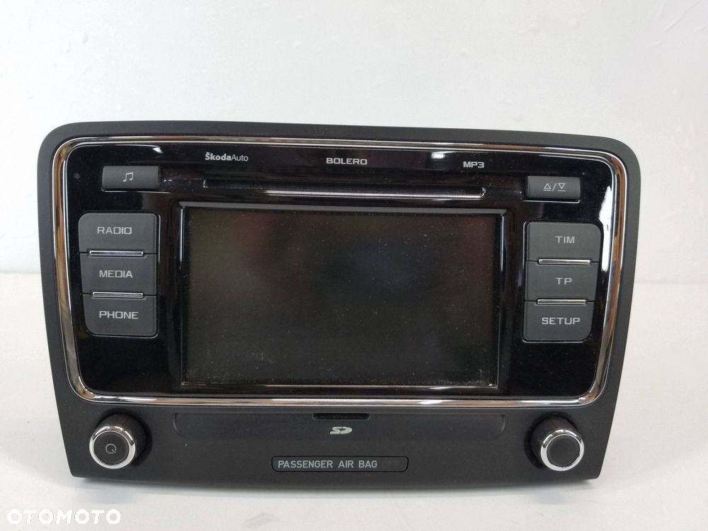 radio cd bolero skoda superb ii 3t0035156c - 1
