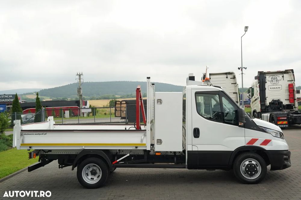 Iveco DAILY 35-140 / BASCULATOR DIN OȚEL + HDS HMF HYFA / CAPACITATE MAXIMĂ DE RIDICARE 430 KG / EXTENSIE MAXIMĂ 2 M / DUBLU / EURO 6 - 15