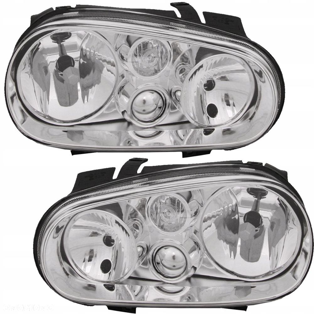 Reflektor Lampa Tyc Volkswagen Vw Golf Iv 4 1J 1J0 1997-2006 kpl - 1