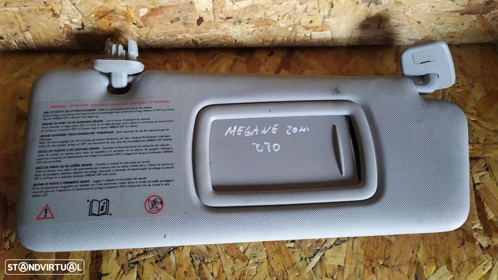 PALA DE SOL RENAULT MEGANE III 3 - ESQUERDA / DIREITA - 2