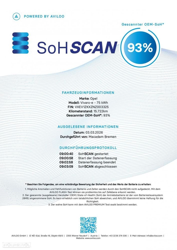 Opel Vivaro e CARGO M 75KWH - 50