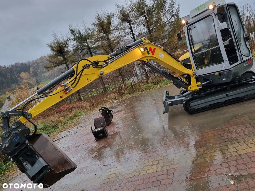 Wacker Neuson EZ53 Koparka 5,8 tony jak Nowa 2018r 1690mt wersja z urządz.do ochrony powietrza azbest itd Klima 3x łyżka Hydrauliczna Perkins silnik z Norwegii - 19