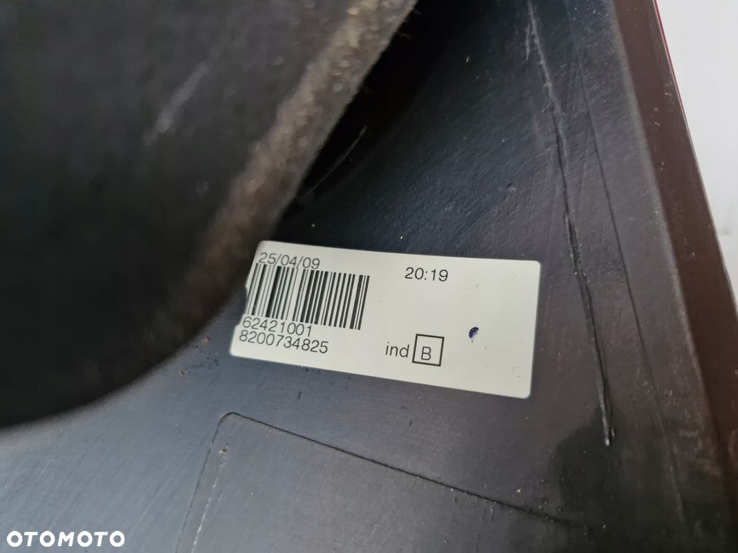 DACIA SANDERO I LAMPA TYŁ LEWA TYLNA 8200734825 - 6
