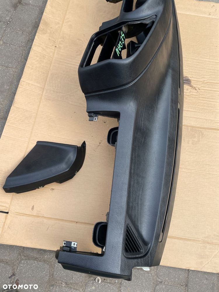 deska rozdzielcza konsola bmw e36 sedan kombi czarna bez airbag - 3