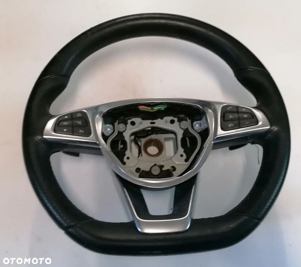 MERCEDES C-KLASA W205 18r KIEROWNICA MULTIFUNKCJA SKÓRZANA ŁOPATKI - 1