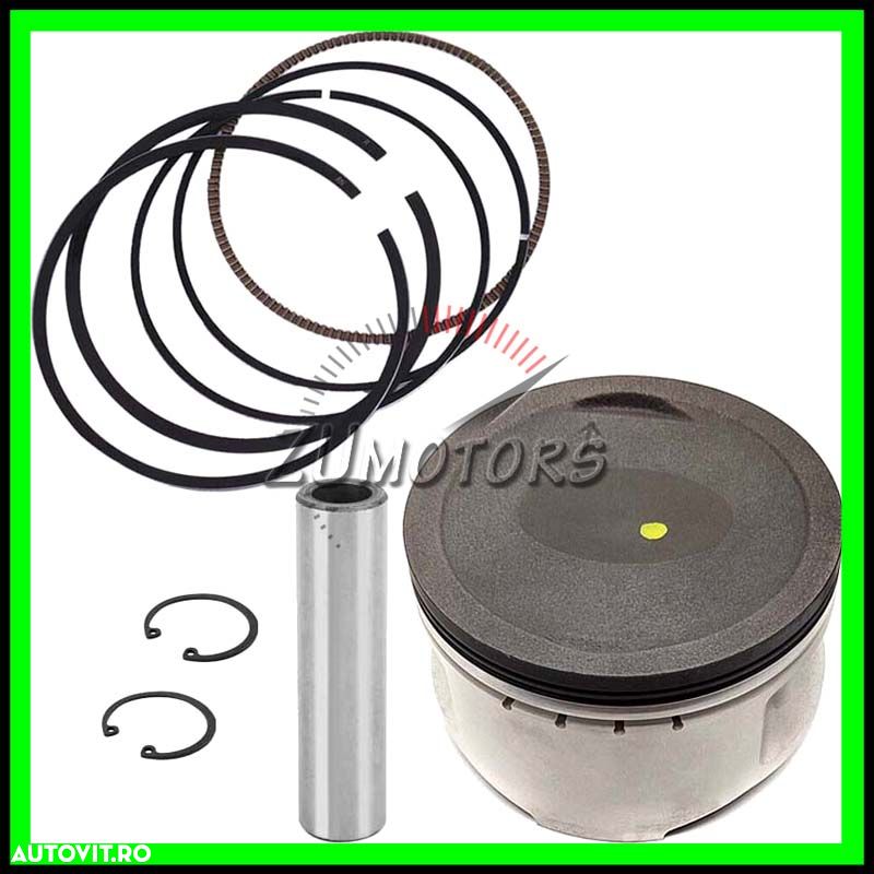 Piston LINHAI 400 420 80MM cu Segmenti + Set Garnituri LINHAI 400 4200 275 - 2