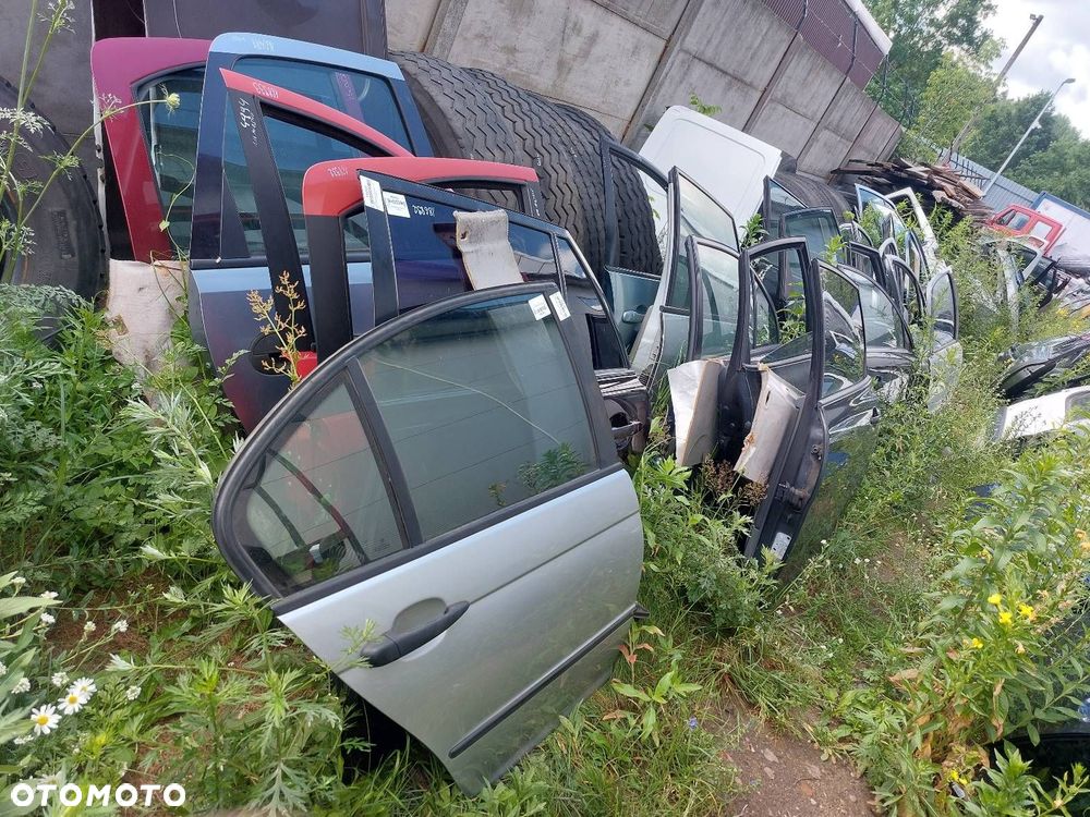 DRZWI KOMPLETNE PRAWY TYŁ BMW E46 SEDAN 354/7 TITANSILBER METALLIC - 8