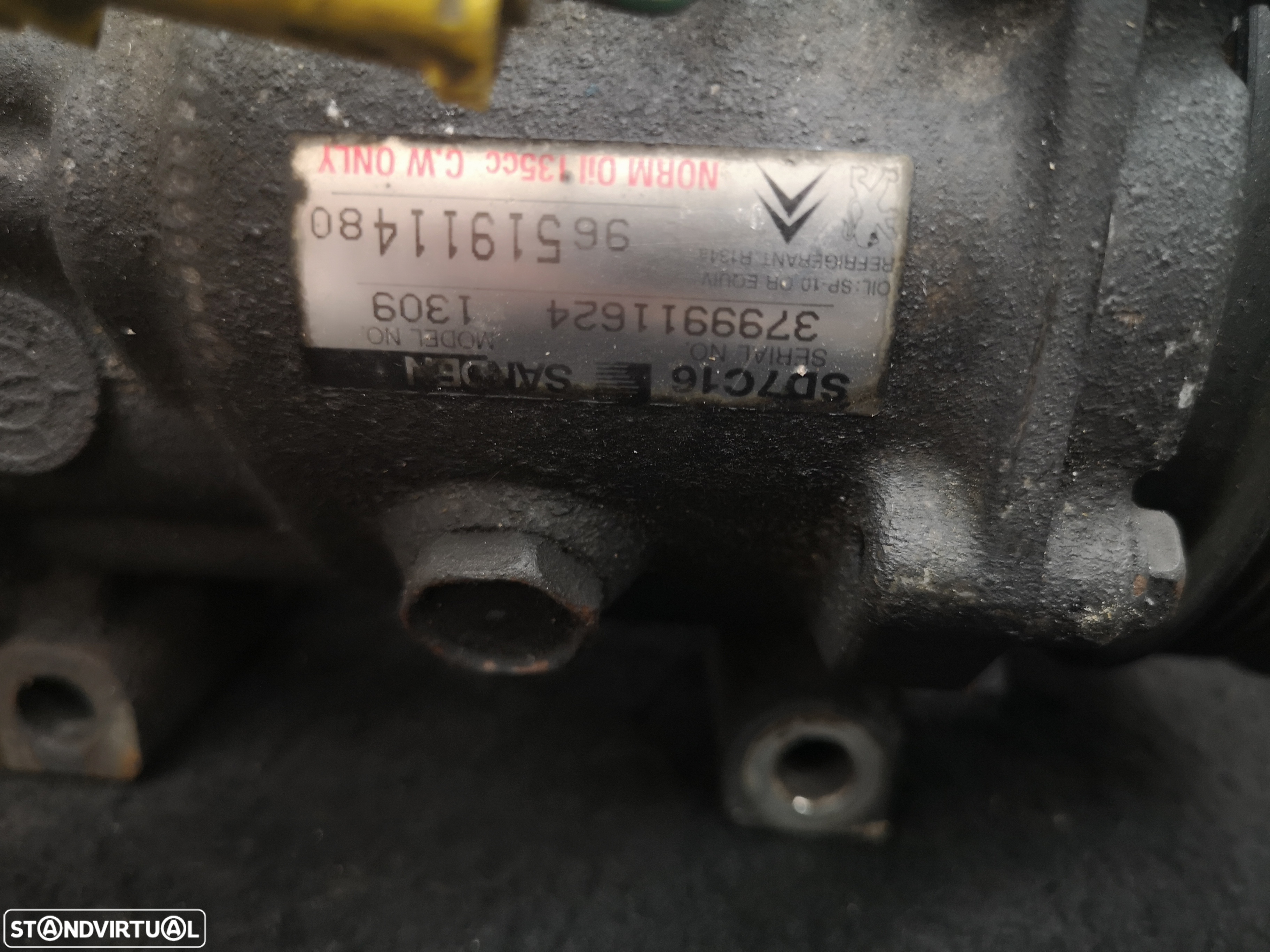 Bomba Compressor de Ar Condicionado Peugeot 307 1.6hdi 2006-2009 - 4