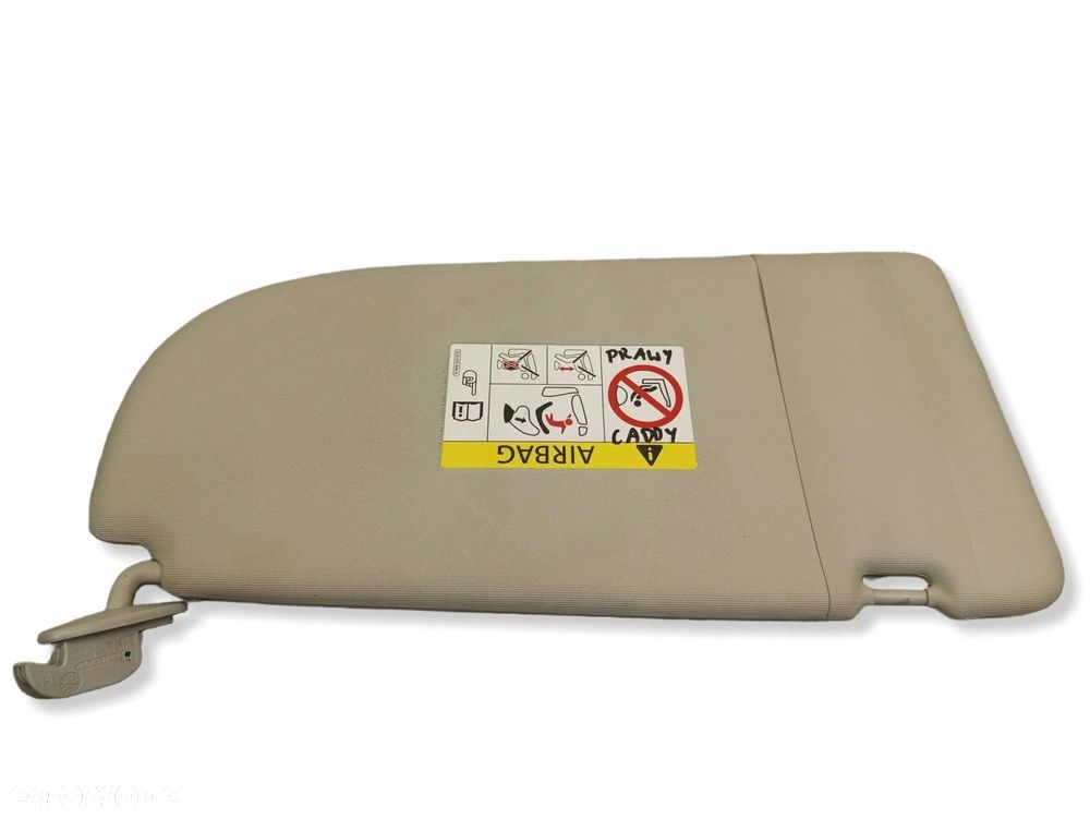 Osłona przeciwsłoneczna Prawa Prawy Przód Volkswagen Caddy III 2K0857552 - 2